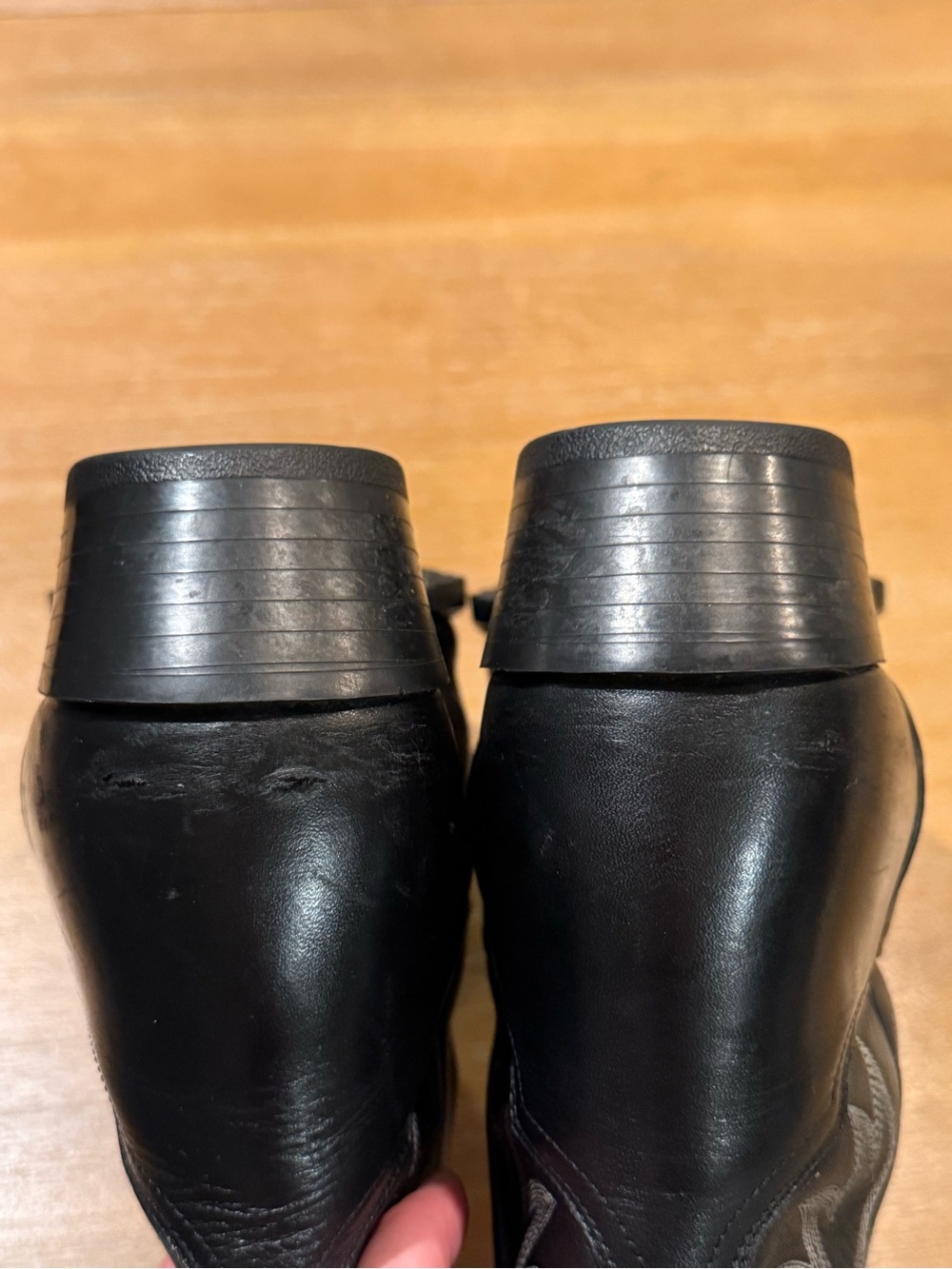 Ariat Men’s Legend Cowboy Boots Black Embroidered Round Toe Sz 13D *FLAW* - Picture 15 of 16